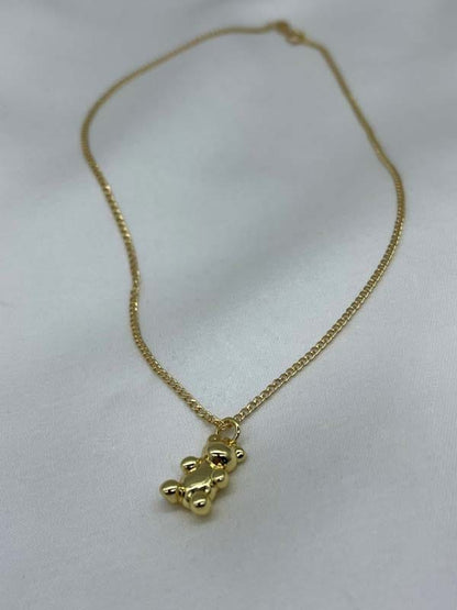 AMADY JEWELRY Halskjede Gull GOLD BEAR HALSKJEDE - GULLBELAGT (18k)