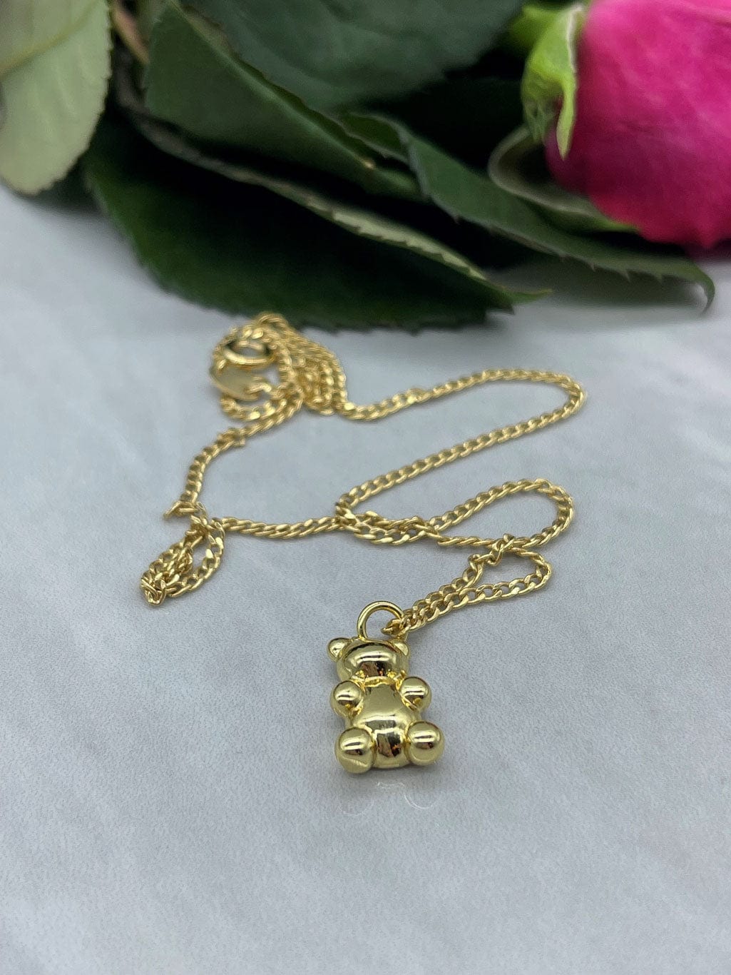 AMADY JEWELRY Halskjede Gull GOLD BEAR HALSKJEDE - GULLBELAGT (18k)